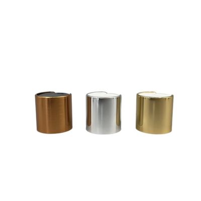 Aluminiowa górna klapka z klapką Górna dozująca złota metalizowana powierzchnia 24/410