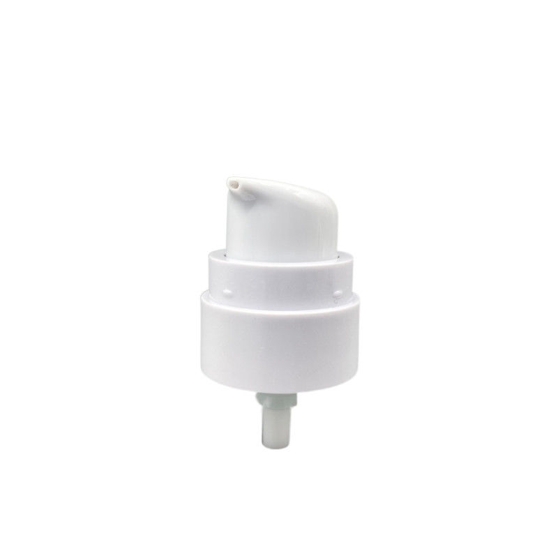 0.25ML/T Cream Pump Dispenser 24/400 White AS Clear Cap SS316 Spring Outside