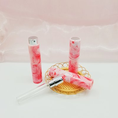 8ML ABS Materiał Pokrywa Wstrzykiwania Marmurowy kolor Wkład perfum Butelka z rozpylaczem Konkurencyjna cena
