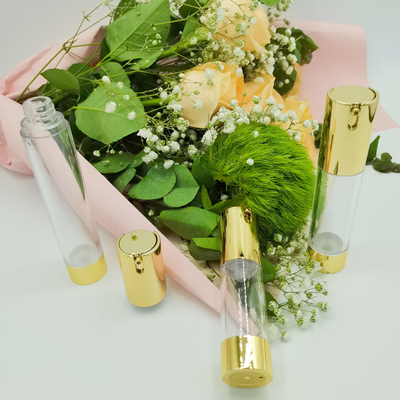 Gorąca sprzedaż 15 ml 20 ml 30 ml Slim Design Airless Pump Bottle do opakowań kosmetycznych