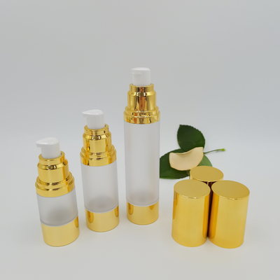 Wysokiej jakości 15 ml, 30 ml, 50 ml luksusowa bezpowietrzna butelka w sprayu do higieny osobistej