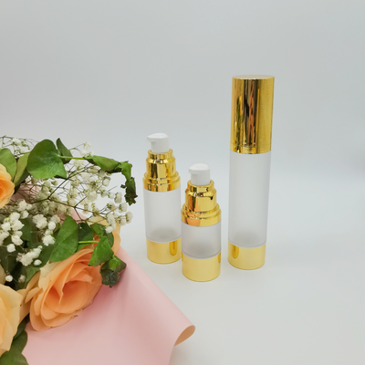 Wysokiej jakości 15 ml, 30 ml, 50 ml luksusowa bezpowietrzna butelka w sprayu do higieny osobistej