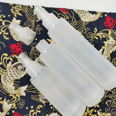 Nowy w pełni plastikowy zestaw butelek kosmetycznych matowa butelka 5ml 10ml 15ml 30ml 50ml 80ml 100ml 120ml do opakowań do pielęgnacji skóry