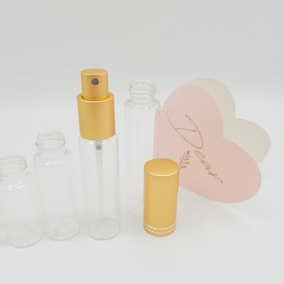 10 ml 15 ml 20 ml 25 ml 30 ml Szklana butelka z aluminiowymi rozpylaczami perfum