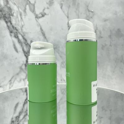 Materiał PCR 50ml 100ml 150ml 200ml Opcjonalny kolor Snap On PP Airless Pump Bottles