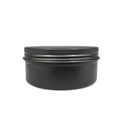 Matowe czarne aluminiowe cynowe słoiki 150 ml Dostosowany kolor szczelny