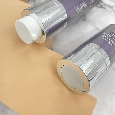 15 ml 30 ml 50 ml do pielęgnacji skóry Okrągła obrotowa dwuścienna bezpowietrzna butelka z pompką