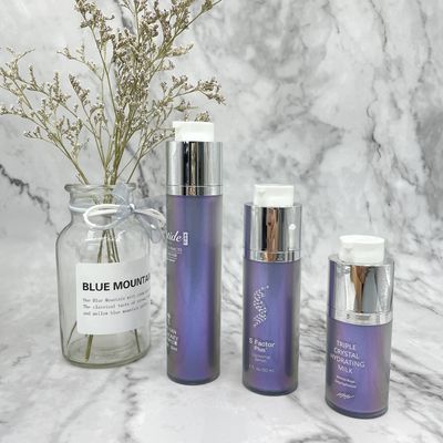 15 ml 30 ml 50 ml do pielęgnacji skóry Okrągła obrotowa dwuścienna bezpowietrzna butelka z pompką