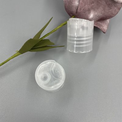 Ściągająca nakładka na krążek z klapką 18/415 28/415 wytłoczona na plastikową butelkę