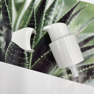 Biały dozownik z pompką do kremu 20/410 SS316 Wymienna głowica balsamu ze sprężyną 0,2 ml / T