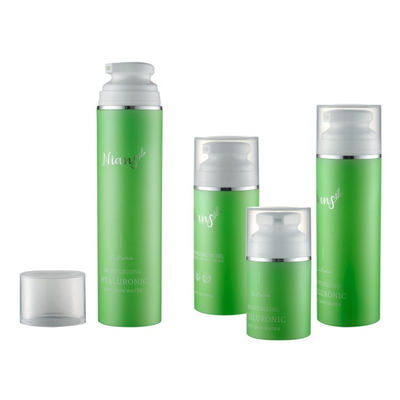 Materiał PCR 50ml 100ml 150ml 200ml Opcjonalny kolor Snap On PP Airless Pump Bottles