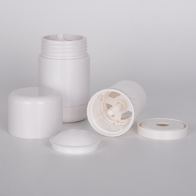 30g 50g Okrągły kształt Materiał PCR Plastikowy pojemnik na dezodorant w sztyfcie wielokrotnego napełniania