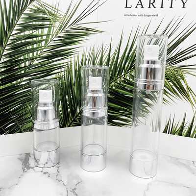 Wysokiej jakości 15 ml, 30 ml, 50 ml luksusowa bezpowietrzna butelka w sprayu do higieny osobistej