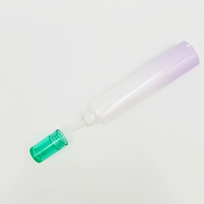 Dostosowane kolorowe puste tubki do wyciskania 20 ml 40 ml przezroczysta nasadka o średnicy 25 mm do żelu pod oczy