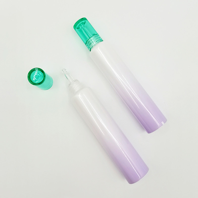 Dostosowane kolorowe puste tubki do wyciskania 20 ml 40 ml przezroczysta nasadka o średnicy 25 mm do żelu pod oczy